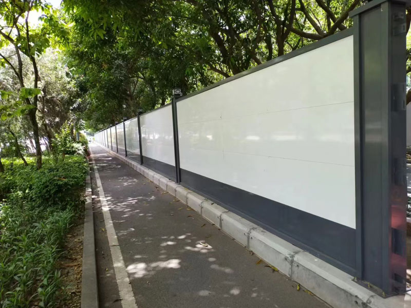 科技園施工有序推進，旭東鋼結構圍擋守護文明顏值